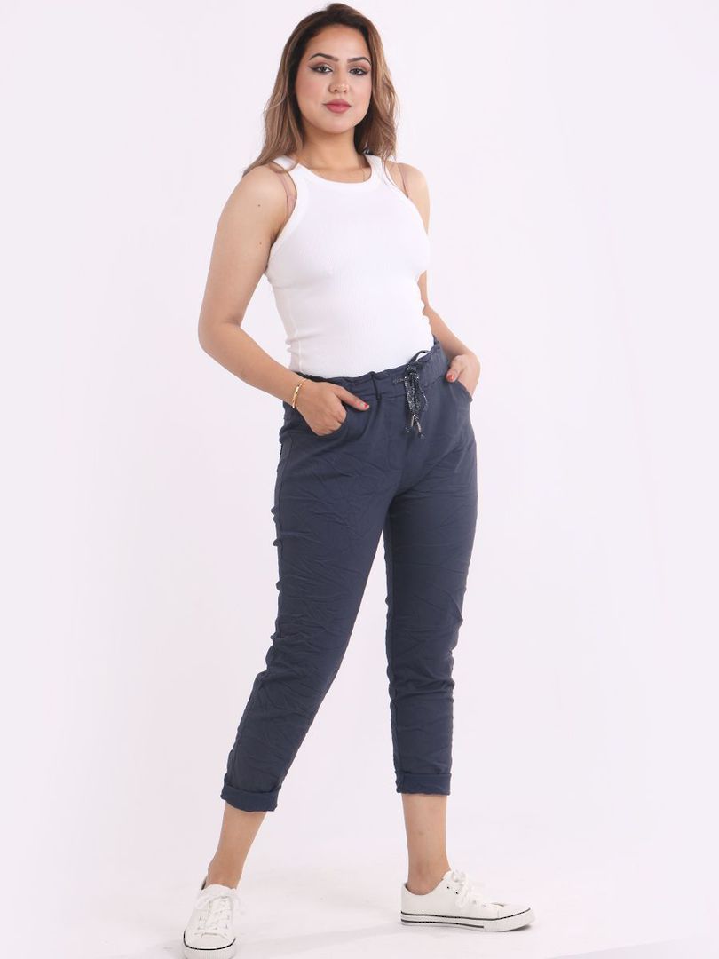 Riley Trousers Navy 14-18 image 0